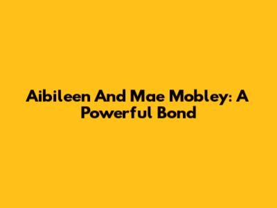 Aibileen And Mae Mobley: A Powerful Bond