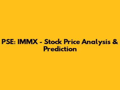 PSE: IMMX - Stock Price Analysis & Prediction
