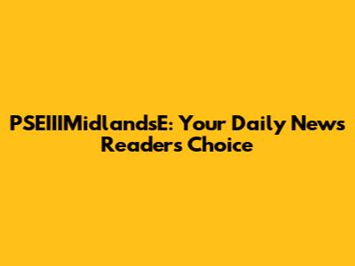 PSEIIIMidlandsE: Your Daily News Readers' Choice