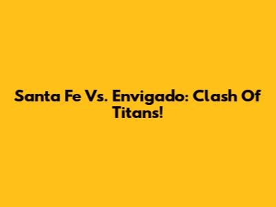 Santa Fe Vs. Envigado: Clash Of Titans!